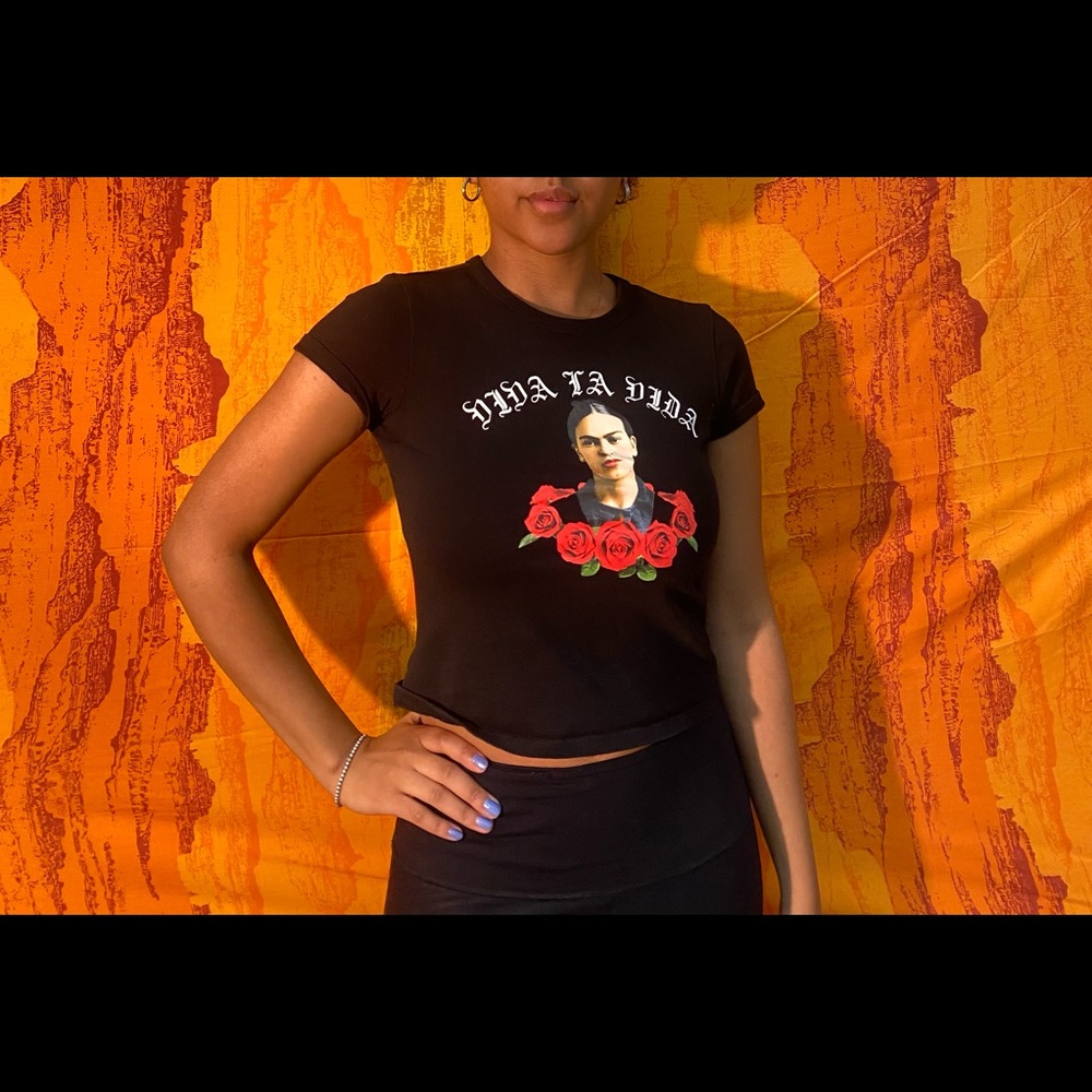 Frida Kahlo top #vivalavida 🌸